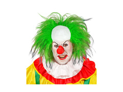 Coafură de clovn cu păr verde