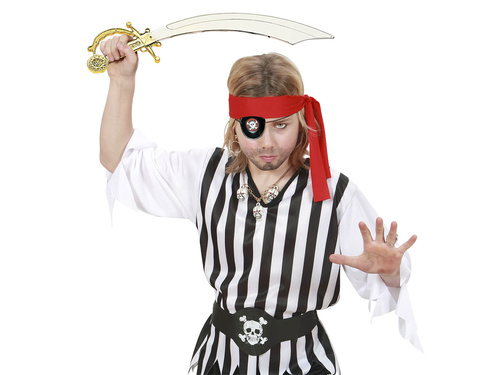 Sabie de pirat cu plasture pe ochi