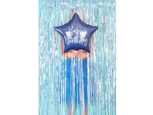 Balon cu steluță albastru marin - 40 cm - 1 buc.