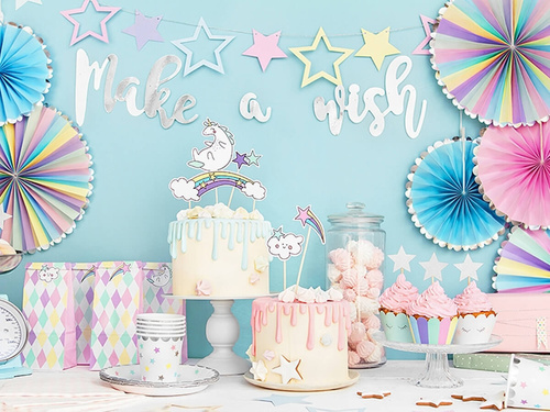 Pickere pentru tort unicorn - 5 buc.