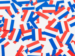 Confetti cu steagul Olandei - 150 buc.