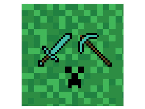 Șervețele aniversare Pixels - 33 cm - 20 buc.