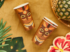 Cești Tropical Statue - 475 ml - 8 buc.