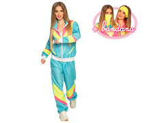 Trening albastru costum disco pentru femei - 1 buc.