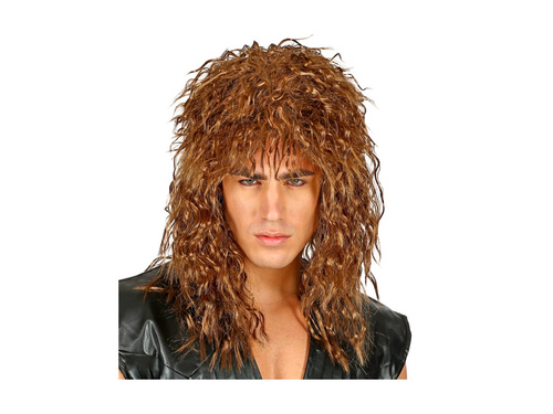 Peruca Rock Star din anii 1980.