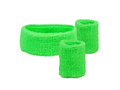 Brățări verzi neon Disco 80s - 3 buc.