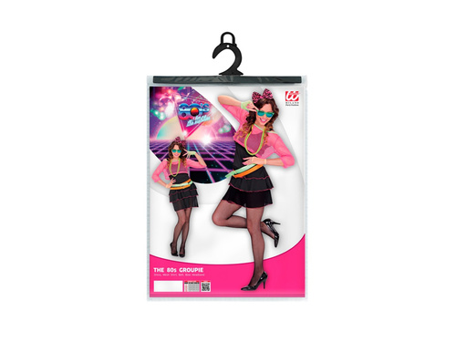 Costum de groupie din anii 1980.