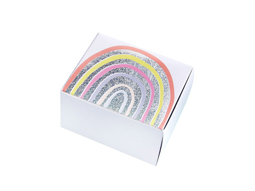 Cutie de tort Rainbow - 4cm x 8.5cm - 10 buc.