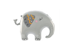 Elefant balon folie - 59x57 cm - 1 buc.
