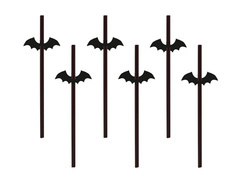 Paie Halloween Bat - 6 buc.