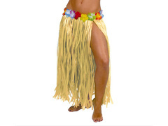 Fustă hawaiiană lungă din paie - 1 buc.