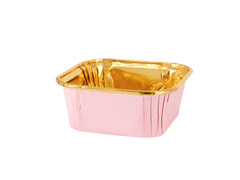 Mini forme pentru clătite roz și aurii - 10 buc.