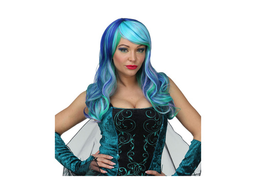 Peruca Leia Dream Hair albastru și turcoaz