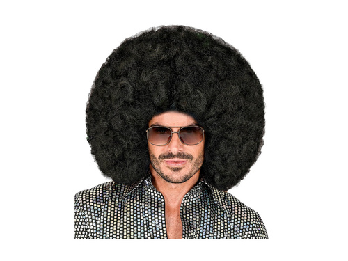 Peruca afro negru mare
