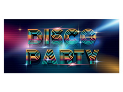 Poster Disco Party - 70x33 cm
