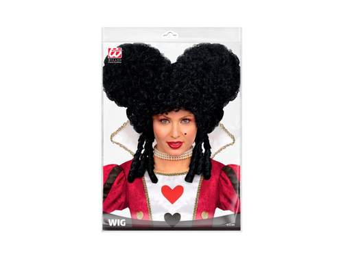 Peruca neagră barocă