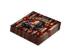 Șervețele Halloween Clown bântuit - 33 cm - 12 buc.