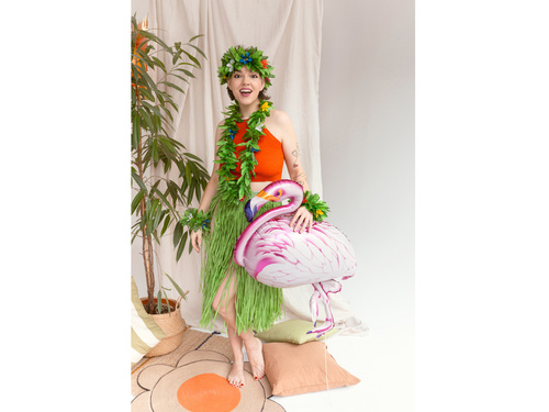 Fustă hawaiiană lungă verde - 77 cm - 1 buc.