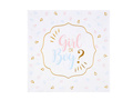 Șervețele pentru fete sau băieți? pentru Baby Shower - 33 cm - 20 buc.