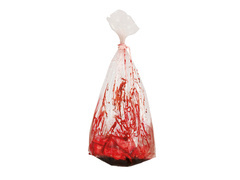 Pungă de Halloween pătată de sânge - 1 buc.