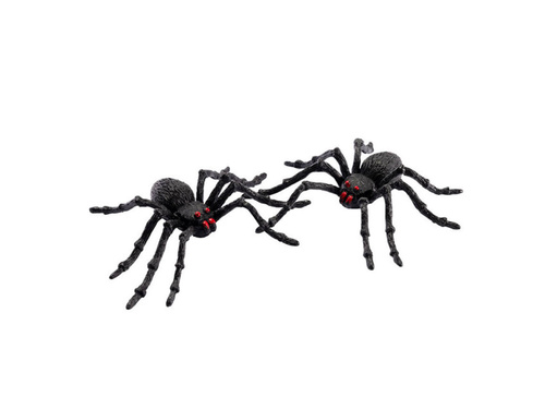 Halloween păianjeni decor - 13 cm - 2 buc.