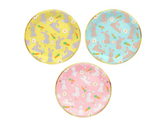 Farfurii de hârtie Hares - 18 cm - 6 buc.