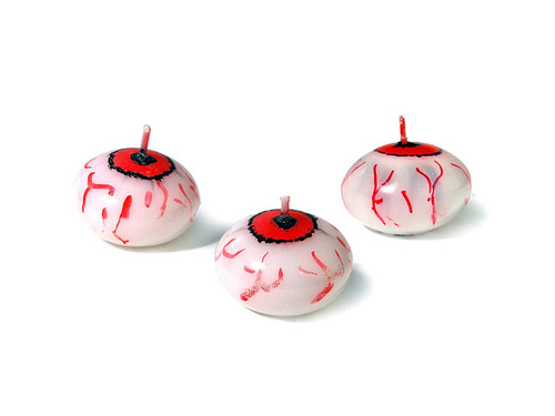 Lumânare plutitoare Ochi - 4 cm - 3 buc