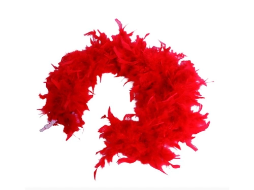 Boa pană - roșu - 180 cm