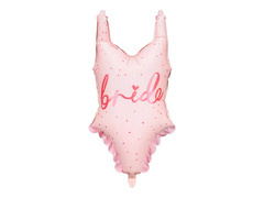 Balon folie costum de baie mireasă - 37 x 68 cm - 1 buc.