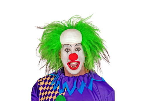 Coafură de clovn cu păr verde