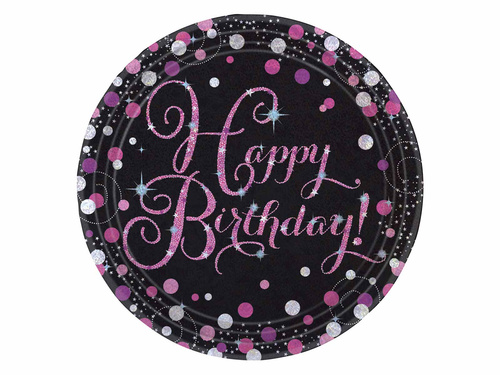 Farfurii aniversare - 23 cm - 8 buc.