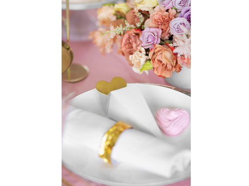 Cutii de oaspeți con în formă de inimă - 6 buc.