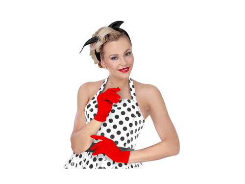 Mănuși roșii pentru adulți