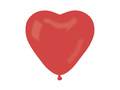 Baloane cu inima rosie - 25 cm - 10 buc.