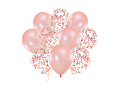 Set baloane aur roz - 30 cm - 10 buc.