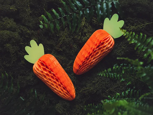 Rozeta de morcovi decorațiune suspendată - 20 cm - 1 buc.