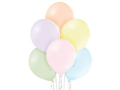 Baloane din latex pastelate - culori mixte - mari - 100 buc.