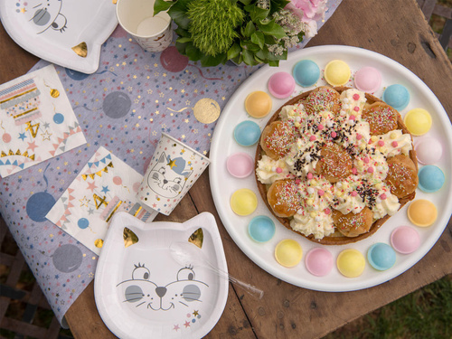 Pahare de hârtie Kitten - 270 ml - 10 buc.