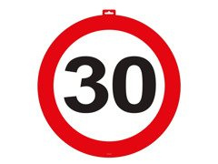 Semn de decorare a ușii interdicție 30 - 1 buc.