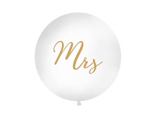 Balon uriaș imprimat Mrs - 1 metru - 1 buc.