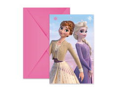 Frozen 2 - Ice Age Wind Spirit invitații aniversare - 6 buc.