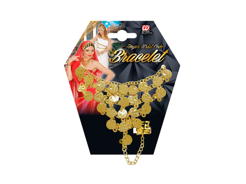 Brățară de aur cu monede și inel