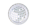 Farfurii de hârtie Disco argintii - 18 cm - 6 buc.