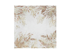 Șervețele de hârtie cu frunze maro - 33 cm - 20 buc.