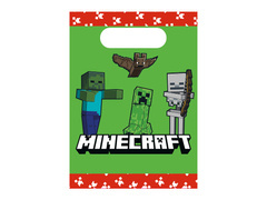 Pungi de hârtie Minecraft - 4 buc.