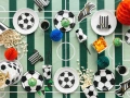 Față de masă pentru ziua de naștere fotbal - 120x180 cm - 1 buc.