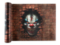 Bandă de alergare Halloween Clovn ucigaș - 30 cm x 5 m - 1 buc.