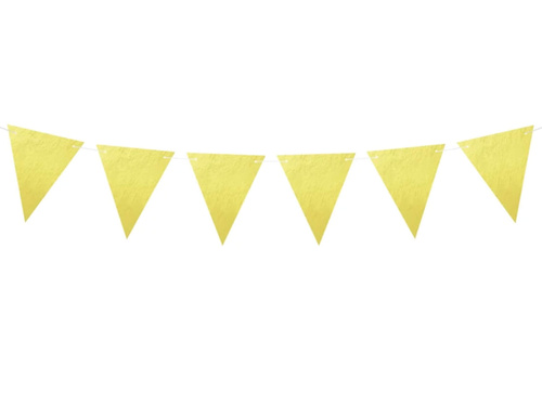 Banner cu steag auriu - 180 cm - 1 buc.