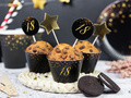 Garnituri spumante pentru cupcake pentru a 18-a aniversare - 6 buc.