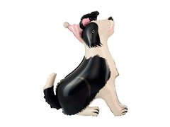 Border Collie câine în picioare balon de folie - 76x92 cm - 1 buc.